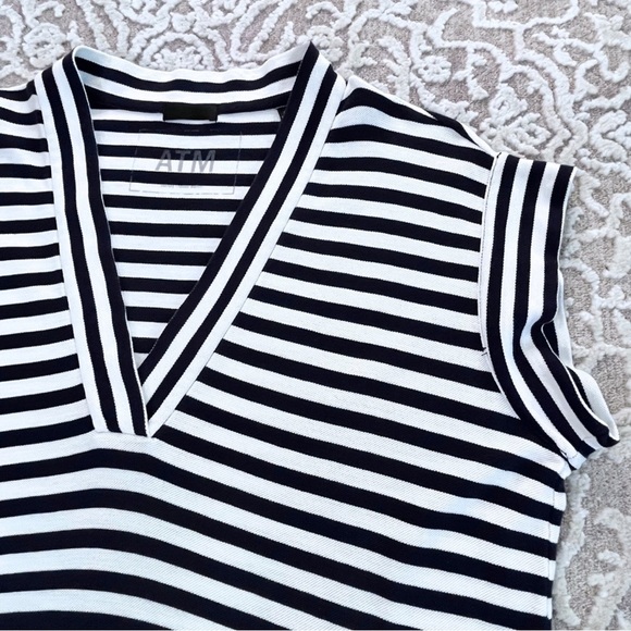 ATM Anthony Thomas Mellilo Pima Stripe Shift Dress - Picture 8 of 14